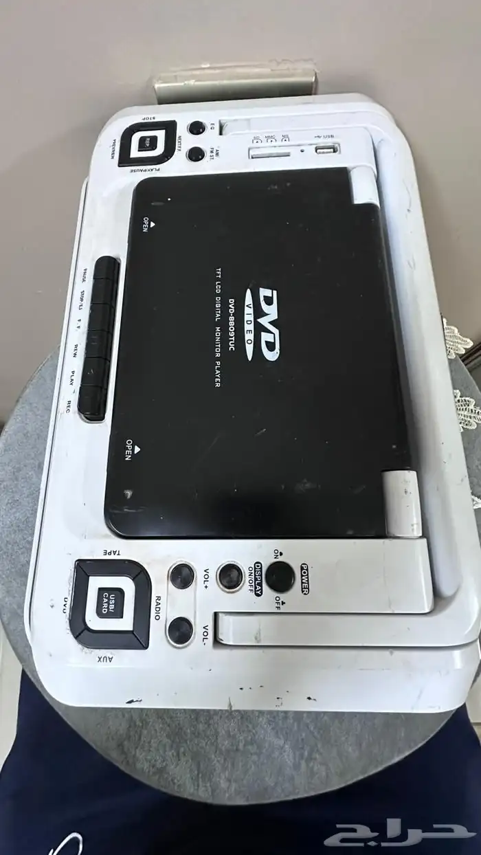 مشغل اقراص دي في دي مع مسجل مع الشاشة 0