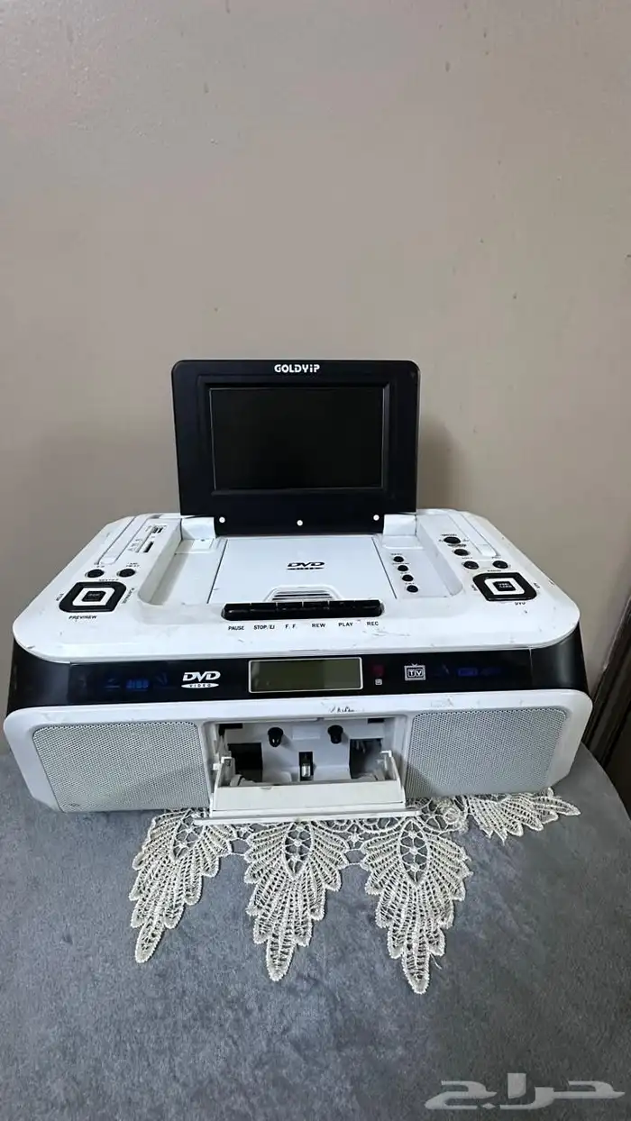 مشغل اقراص دي في دي مع مسجل مع الشاشة 9