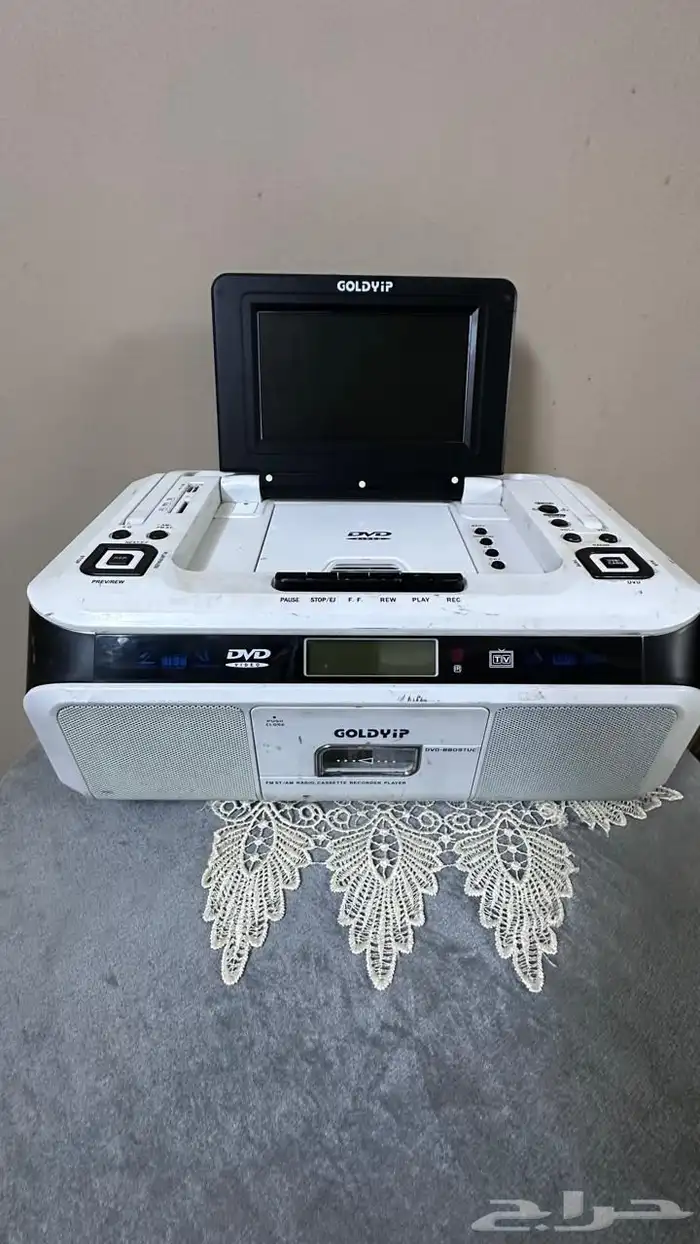 مشغل اقراص دي في دي مع مسجل مع الشاشة 3