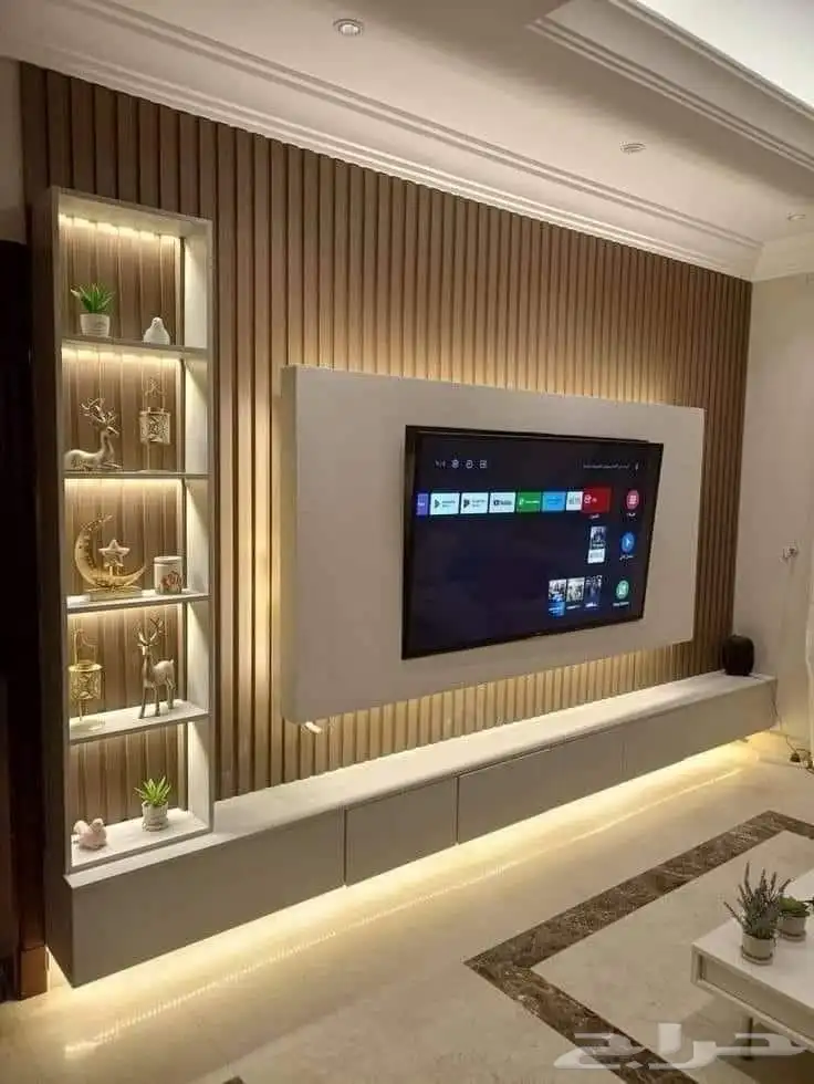 ديكورات شاشة تلفزيون 18