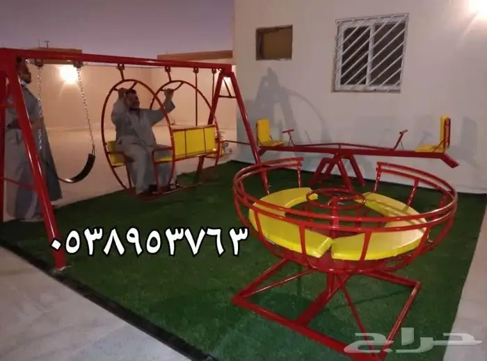 طقم مراجيح والعاب زحليقة وملاهي متنوعة 32