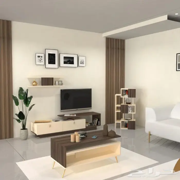 هدية مجانية بمناسبة عروض الجمعة البيضاء اطقم طاولات تلفزيون 1