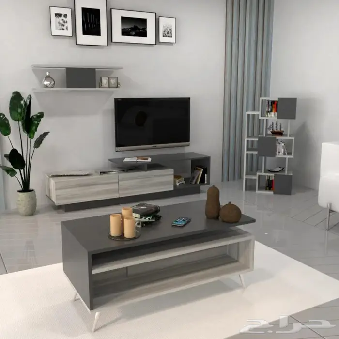 هدية مجانية بمناسبة عروض الجمعة البيضاء اطقم طاولات تلفزيون 3