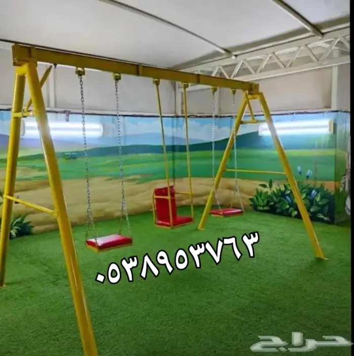 طقم مراجيح والعاب زحليقة وملاهي متنوعة 4