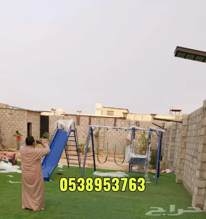 طقم مراجيح والعاب زحليقة وملاهي متنوعة 12