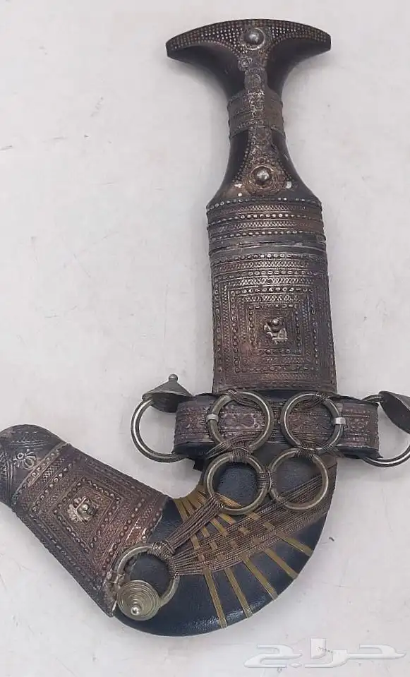 جنبية جنوبية فضة تراثية Traditional Southern Silver Dagger 2