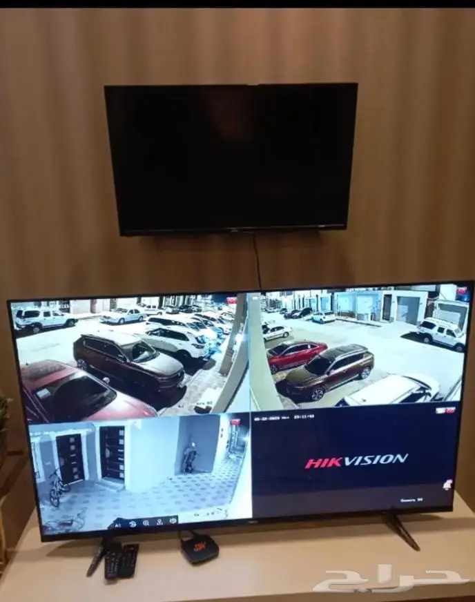 نظام 3 كاميرات بدقة 8 ميجا مع شاشة وجهاز التسجيل والتركيب 0