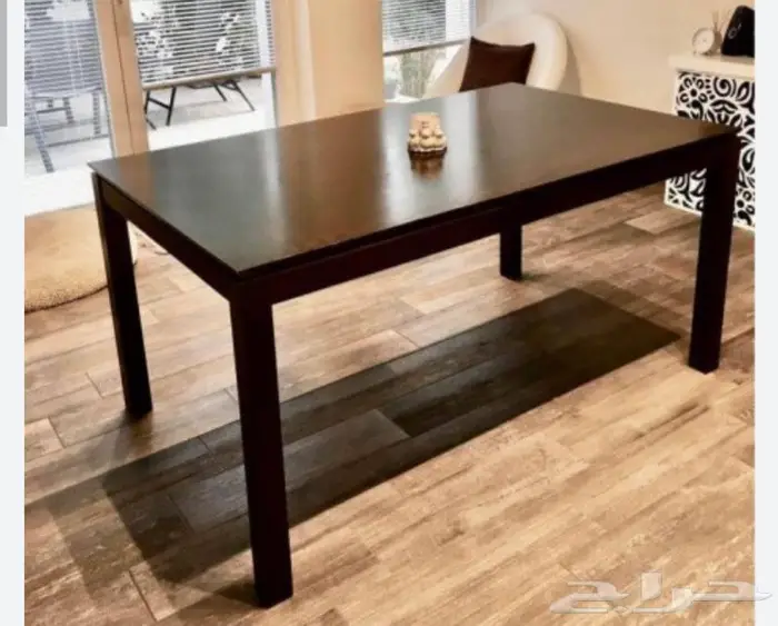 طاوله طعام خشبيه 6 نفر 0
