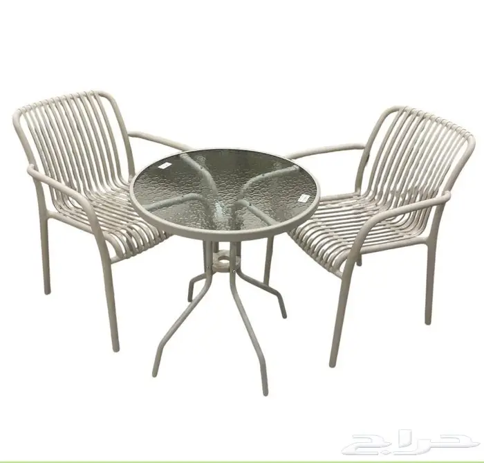 كرسيين وطاولة خارجية 11