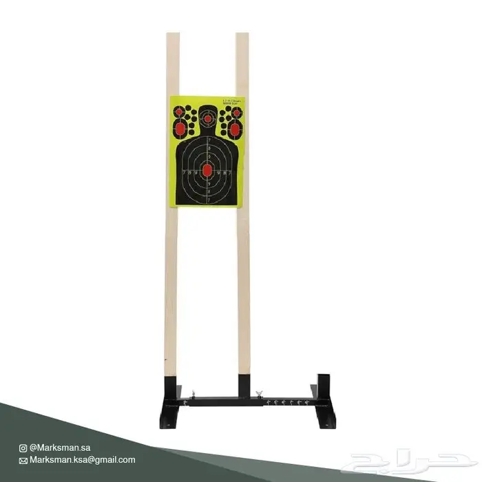 هدف رماية ورقية وقاعدة حديد 6