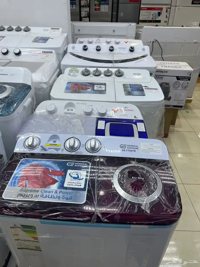 غسالات حوضين بأحجام وشركات مختلفه 0