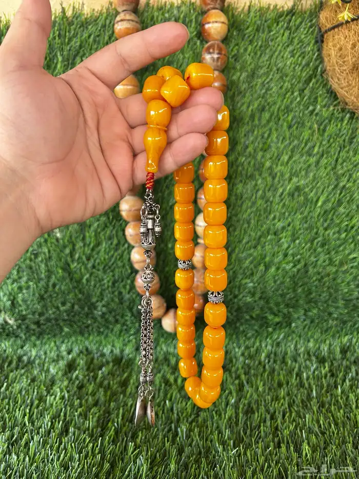 سبحه فاتوران ألماني مسباح فضة سبح احجار كريمة إكسسورارات 5