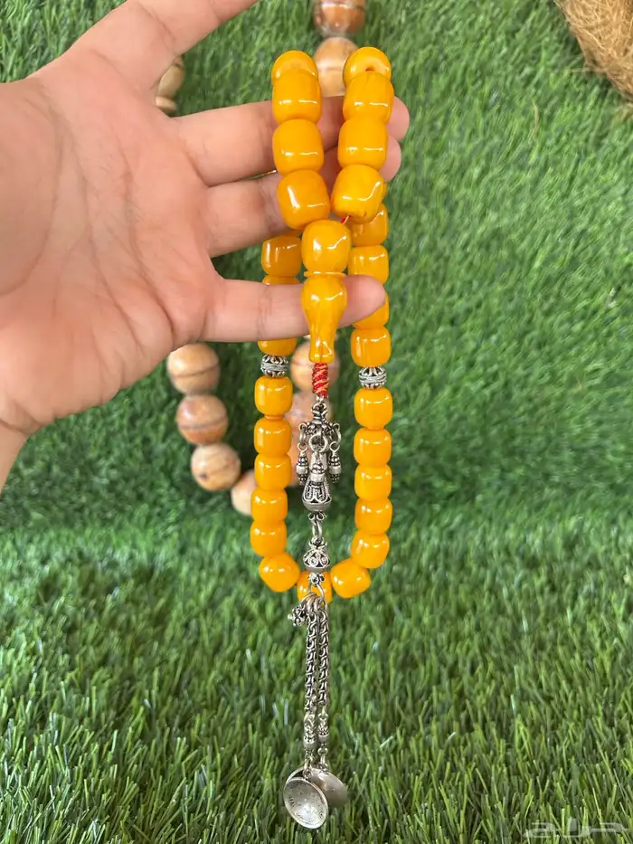 سبحه فاتوران ألماني مسباح فضة سبح احجار كريمة إكسسورارات 2