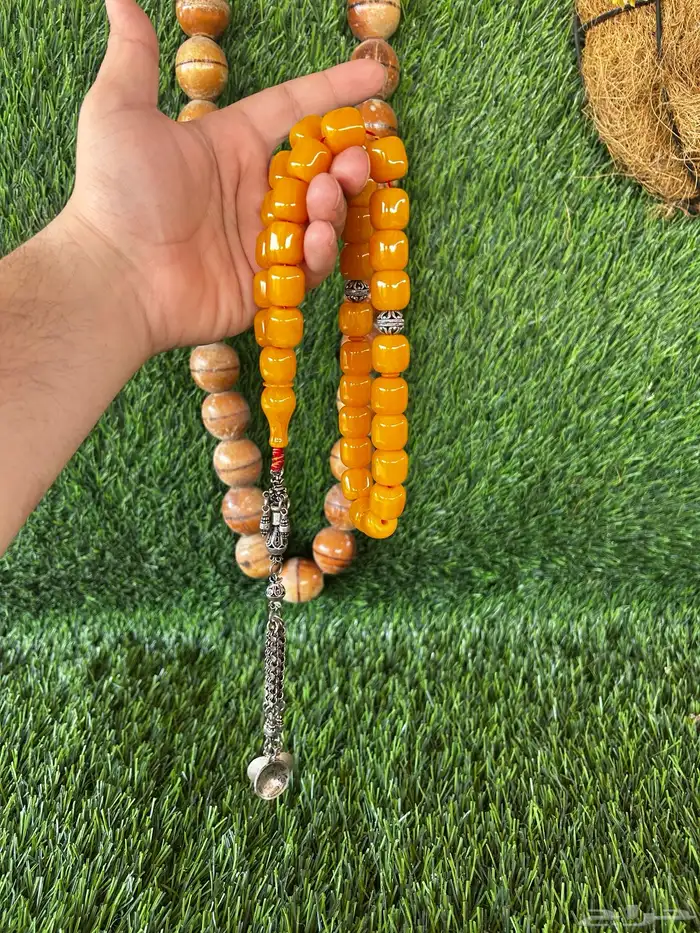 سبحه فاتوران ألماني مسباح فضة سبح احجار كريمة إكسسورارات 7