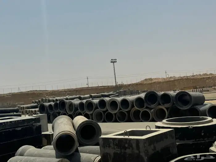 مواسير خرسانية وعبارات سيول 1