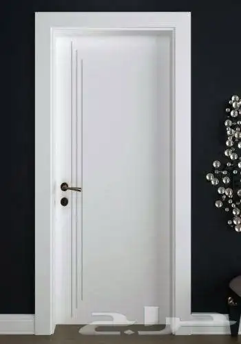 أبواب خشبية تصميم اروبية 1