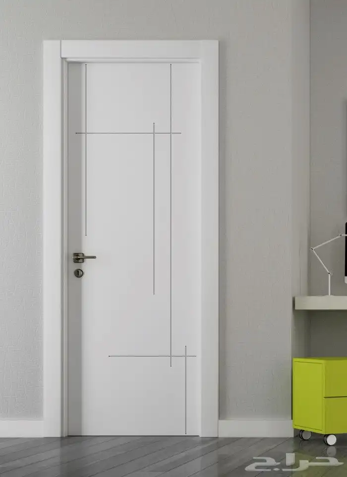 أبواب خشبية تصميم اروبية 2