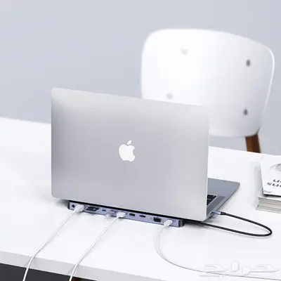 وصلة USB-C متعددة 9 منافذ HDMI USB شحن شبكة ماك ولابتوب 6