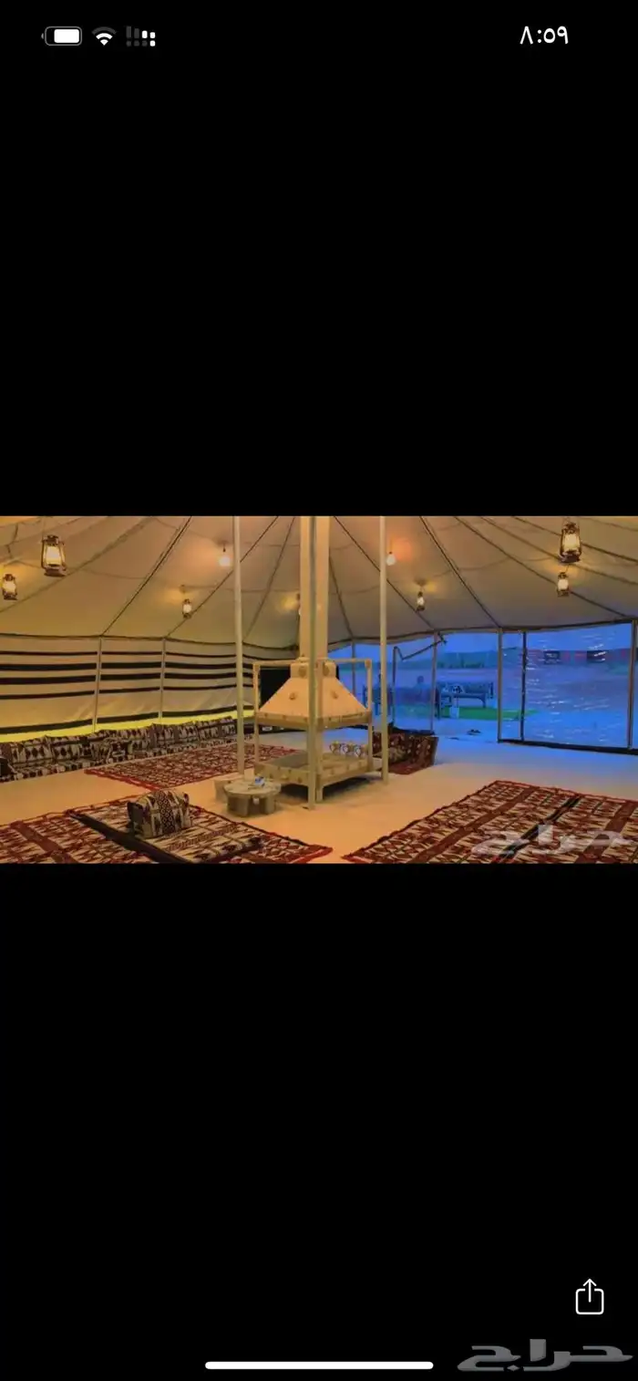 للبيع البيوت الشعر والخيام جميع ملتزمات البر 2