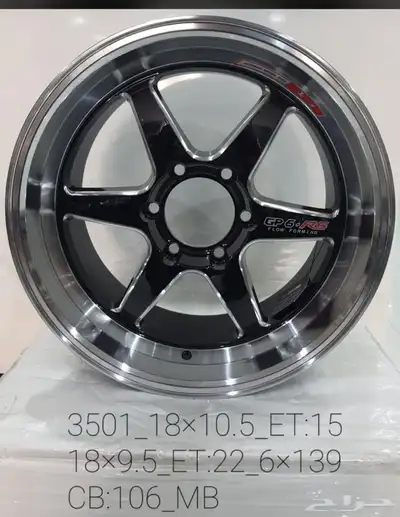 جنوط ويلدات 6 مسمار مقاس 18 GMC 0