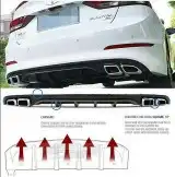 للبيع دفيوزرات خلفيه رياضيه لأغلب السيارات الياباني والكوري 16