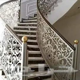 باب حديد لزر دربزىن شباب  مزله ساوتر المنيوم في كل شيء جميل 8