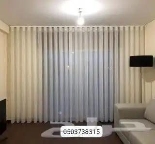 ستائر ويفي تفصيل حسب الطلب وستائر شرائح طوليه مكتبيه 6