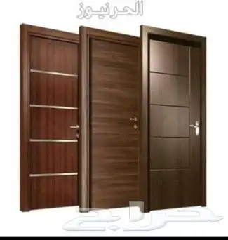 تصنيع ابواب خشب بي شكل جميل تناسب مع ديكور المنزل 0