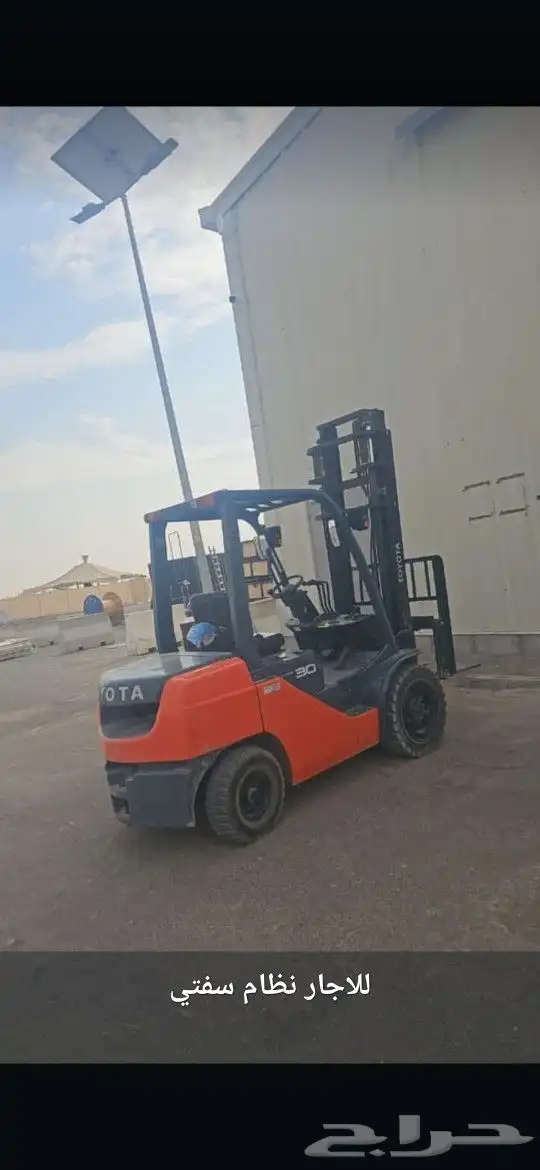 لتأجير فوركلفت رافعات شوكيه كرينات ونشات 8