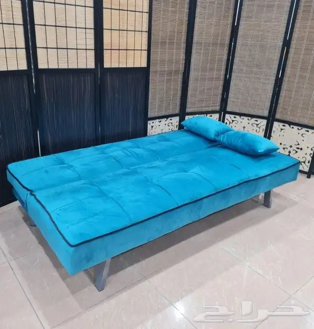 كنب ثلاثي يصبح سرير 3