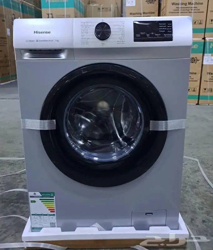 تتوفر لدينا غسالات اتوماتيك فتحة امامي هاينسنس احجام ومقاسات 0