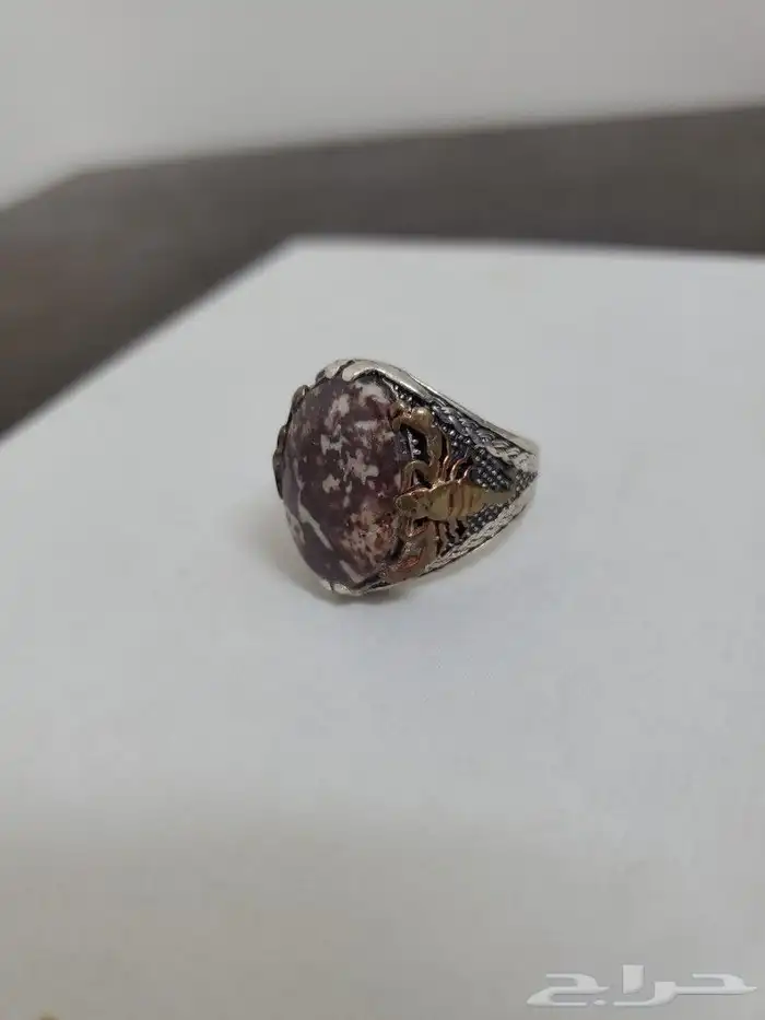 خواتم عقيق أصلي فضة تركية اصلي عيار 925 بيع مستعجل 16