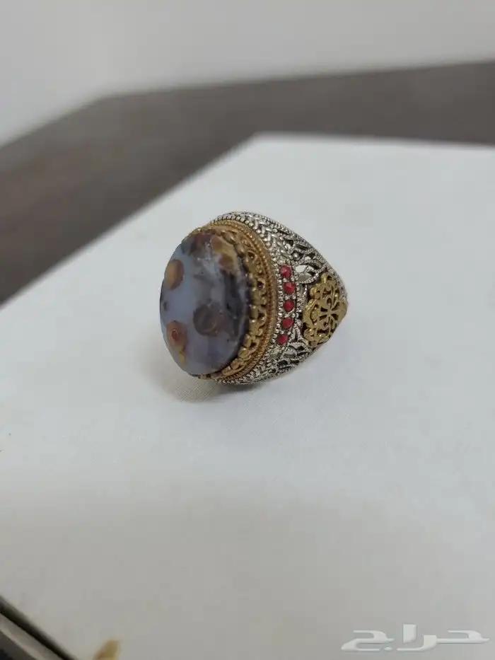 خواتم عقيق أصلي فضة تركية اصلي عيار 925 بيع مستعجل 14