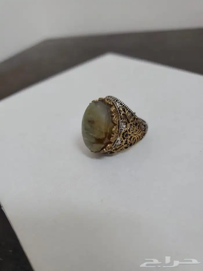 خواتم عقيق أصلي فضة تركية اصلي عيار 925 بيع مستعجل 25