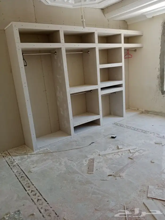 عمل تكسير جبس بورد السقف المستعار سيمنت بورد 28