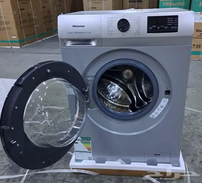 تتوفر لدينا غسالات اتوماتيك فتحة امامي هاينسنس احجام ومقاسات 1