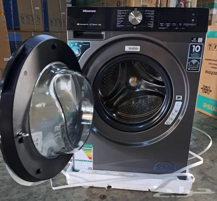 تتوفر لدينا غسالات اتوماتيك فتحة امامي هاينسنس احجام ومقاسات 3