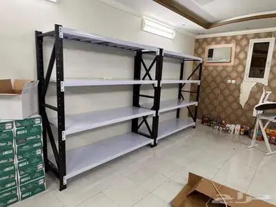 رفوف مستودع وبقاله جميع الألوان متوفره 3