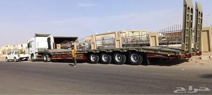 لوبد طوله 18 م للايجار. 18ft flatbed truck for rent 2