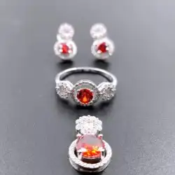 نصف طقم نسائي فضة عيار 925 0