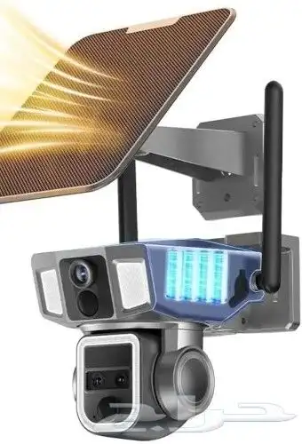 كاميرات مراقبة لاسلكية تعمل بالطاقة الشمسية 4G واي فاي 8