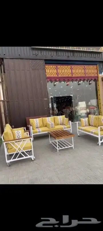 جلسات خارجيه وارضيه وطاولات حسب الطلب وشكل الي تبيه بافضل 4