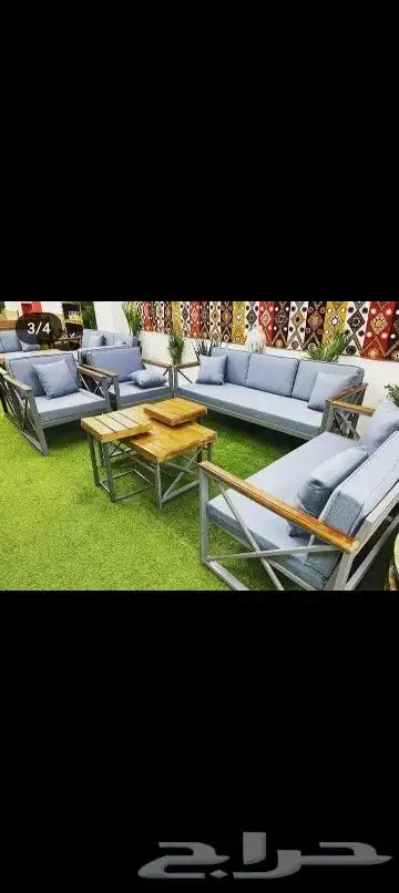 جلسات خارجيه وارضيه وطاولات حسب الطلب وشكل الي تبيه بافضل 0