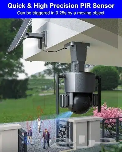 كاميرات مراقبة لاسلكية تعمل بالطاقة الشمسية 4G واي فاي 6