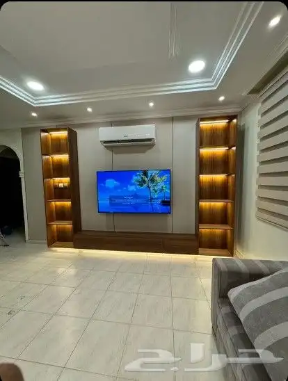 ديكور-جبس-بورد-قواطع-جبسيه-ورق-جدران-الياف-غيوم-دهانات 7