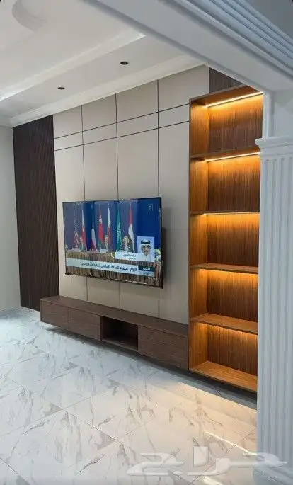 ديكور-جبس-بورد-قواطع-جبسيه-ورق-جدران-الياف-غيوم-دهانات 2