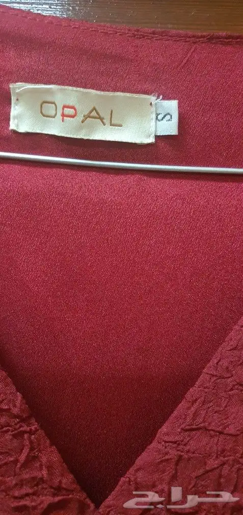 فستان عنابي هادي 2