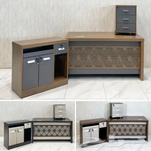 مكاتب سكرتارية ورك ستيشن طاولة اجتماع كنب دولاب كونتر 5