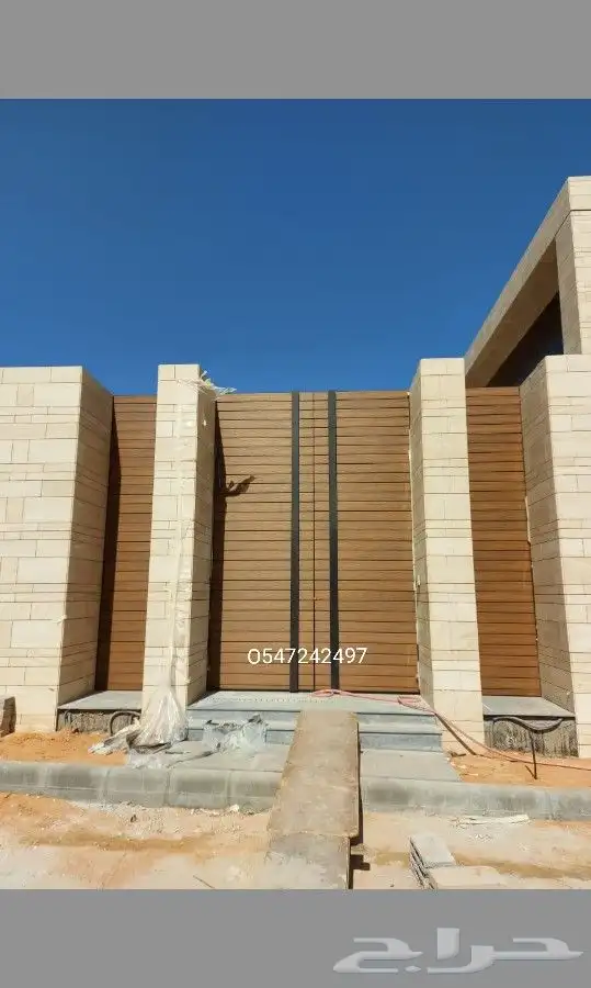 أعمالنا بالابواب المميزه للحديد والالمنيوم الكلادينج 8