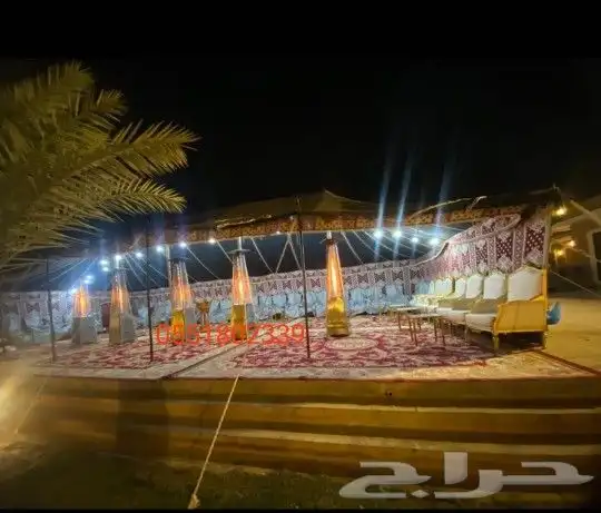 تاجير دفايات تاجير خيام تاجير عقود كهرباء جلسات حي الملقا 1